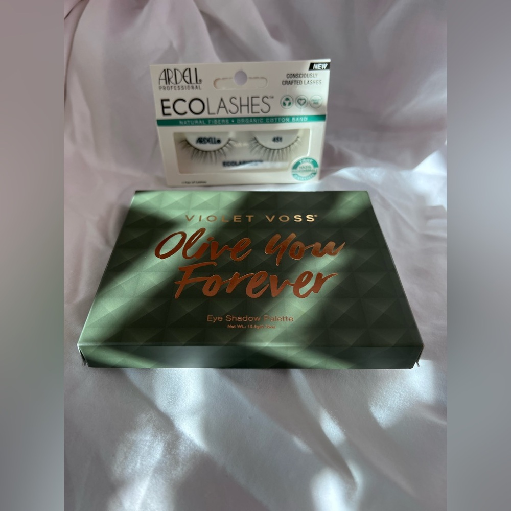 BNIB Violet Voss Olive You Forever Palette + Ardell EcoLashes Bundle